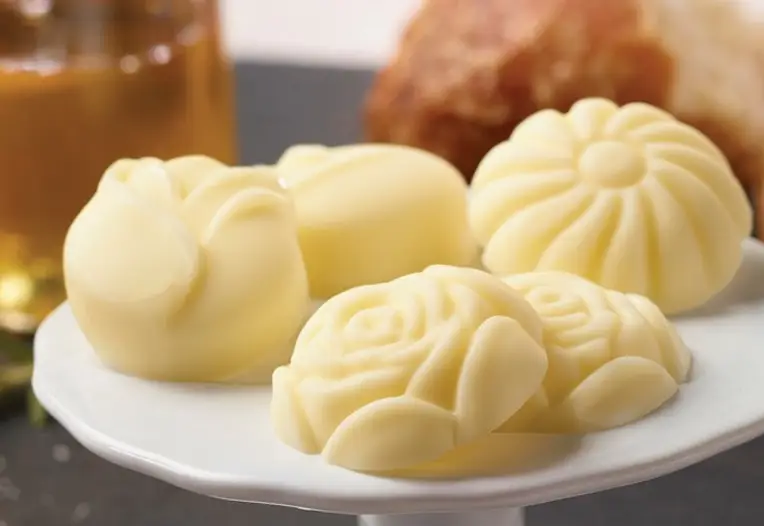 A burger made with compound butter