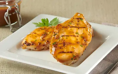 Marinated protein ready for the grill