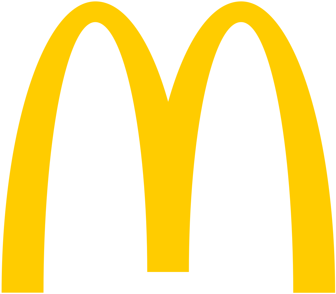 The McDonald’s golden arches