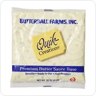 A bag of Quik-Creations® Premium Butter Sauce Base