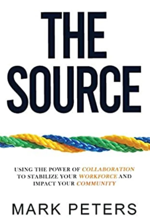 The Source book cover by Mark Peters with a braided rope graphic